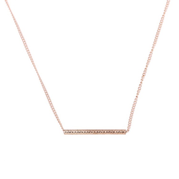 3 for $25⚡️textured tube bar necklace - Picture 2 of 7
